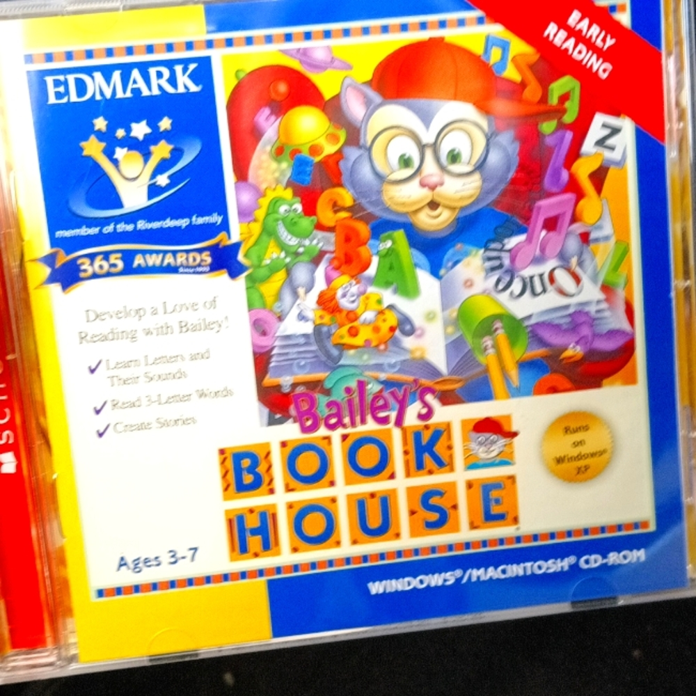 Edmark, Bailey's book house, Windows Macintosh CD-ROM